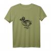 Dodo Vogel Print T-Shirt - Ausgestorbene Tiermotive, Klassisch geschnitten, doppelt genähter Saum