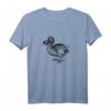 Dodo Vogel Print T-Shirt - Ausgestorbene Tiermotive, Klassisch geschnitten, doppelt genähter Saum