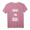Lustiges Spruch T-Shirt 'Der frühe Vogel...' – Witziges Geschenk für Geburtstag, Damen, Herren und Kinder