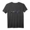 Lustiges Raben oder Krähen T-Shirt im Comic- oder Cartoon-Stil - Ideales Geschenk für Vogelliebhaber, Kinder, Damen und Herren