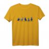 Lustiges Raben oder Krähen T-Shirt im Comic- oder Cartoon-Stil - Ideales Geschenk für Vogelliebhaber, Kinder, Damen und Herren