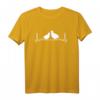 Wachtelvogel EKG Herzschlag Motiv Wachtelhenne T-Shirt - Lustiges Geschenk für Wachtelzüchter, Landwirte & Geflügel-Liebhaber zu Weihnachten & Geburtstag