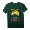 Lustiges Wellensittich T-Shirt - Fear the Budgie für Vogel- und Tierliebhaber, klassisch geschnitten