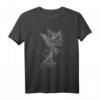 Phoenix Vogel Tattoo T-Shirt - Abstraktes und Mystisches Vogel Motiv mit Ornamenten