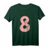 Kinder Flamingo T-Shirt zum 8. Geburtstag – Pinker Vogel Geschenk für Jungen und Mädchen zum Kindergeburtstag