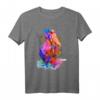 Schuhschnabel Vogel Abu Markub Aquarell T-Shirt – Buntes Tiermotiv, Geschenkidee für Naturliebhaber & Vogelkunde-Fans