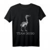Team Dodo Fossil Skelett Vogel T-Shirt - Lustiges Tier- und Paläontologie-Design für Dodo-Fans und Gamer