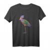 Bunter Spalsh Schuhschnabel Vogel T-Shirt – Perfektes Geschenk für Vogelbeobachter und Vogelkundler