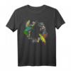 Vintage Blumen Vogel Tierfreund Natur Kolibri T-Shirt – Perfekt für Vogelbeobachter und Naturliebhaber