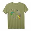 Vintage Blumen Vogel Tierfreund Natur Kolibri T-Shirt – Perfekt für Vogelbeobachter und Naturliebhaber