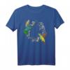 Vintage Blumen Vogel Tierfreund Natur Kolibri T-Shirt – Perfekt für Vogelbeobachter und Naturliebhaber