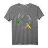 Vintage Blumen Vogel Tierfreund Natur Kolibri T-Shirt – Perfekt für Vogelbeobachter und Naturliebhaber