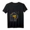 Neugieriger Singvogel Schwarzdrossel Amsel T-Shirt – Klassisch geschnitten, perfekt für Vogel- und Naturfreunde