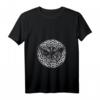 Damen Viking Vikings Nordischer Vegvisir-Kompass Rabe Vogel T-Shirt mit V-Ausschnitt – Leichtes, Klassisch Geschnittenes Mode-Statement