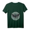 Damen Viking Vikings Nordischer Vegvisir-Kompass Rabe Vogel T-Shirt mit V-Ausschnitt – Leichtes, Klassisch Geschnittenes Mode-Statement