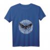 Damen Viking Vikings Nordischer Vegvisir-Kompass Rabe Vogel T-Shirt mit V-Ausschnitt – Leichtes, Klassisch Geschnittenes Mode-Statement