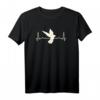 HapFrog Herzrhythmus T-Shirt mit Vogelmotiv – Perfektes Geschenk zum Geburtstag und Weihnachten