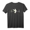 HapFrog Herzrhythmus T-Shirt mit Vogelmotiv – Perfektes Geschenk zum Geburtstag und Weihnachten