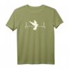 HapFrog Herzrhythmus T-Shirt mit Vogelmotiv – Perfektes Geschenk zum Geburtstag und Weihnachten