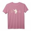 HapFrog Herzrhythmus T-Shirt mit Vogelmotiv – Perfektes Geschenk zum Geburtstag und Weihnachten