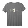 HapFrog Herzrhythmus T-Shirt mit Vogelmotiv – Perfektes Geschenk zum Geburtstag und Weihnachten