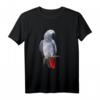 Graupapagei Papagei T-Shirt mit Vogel-Sittich Grafik – Perfektes Geschenk für Vogel- und Papageienliebhaber