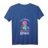Damen HapFrog T-Shirt - Ich könnte kotzen vor Glück mit Vogel und Regenbogen - Lustiges Ironie-Shirt für Frauen