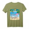 Key West Florida Beach Flamingo Vogel T-Shirt – Tropisches Insel-Design mit Sonne & Conch-Symbol, perfekt als Florida Keys Souvenir
