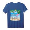 Key West Florida Beach Flamingo Vogel T-Shirt – Tropisches Insel-Design mit Sonne & Conch-Symbol, perfekt als Florida Keys Souvenir