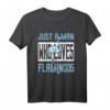 Flamingo – Just A Man Who Loves Flamingos – Vogel T-Shirt für Vogelbeobachter, Vogelliebhaber & Tierfreunde