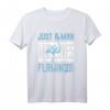 Flamingo – Just A Man Who Loves Flamingos – Vogel T-Shirt für Vogelbeobachter, Vogelliebhaber & Tierfreunde