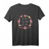 Damen T-Shirt mit Spruch 'DER FRÜHE VOGEL KANN MICH MAL' – Sommerliches Blumen Motiv, klassisch geschnitten