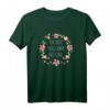 Damen T-Shirt mit Spruch 'DER FRÜHE VOGEL KANN MICH MAL' – Sommerliches Blumen Motiv, klassisch geschnitten