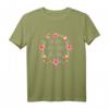 Damen T-Shirt mit Spruch 'DER FRÜHE VOGEL KANN MICH MAL' – Sommerliches Blumen Motiv, klassisch geschnitten