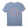 Damen T-Shirt mit Spruch 'DER FRÜHE VOGEL KANN MICH MAL' – Sommerliches Blumen Motiv, klassisch geschnitten