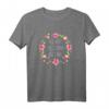 Damen T-Shirt mit Spruch 'DER FRÜHE VOGEL KANN MICH MAL' – Sommerliches Blumen Motiv, klassisch geschnitten