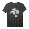 Pinker Flamingo Vollmond T-Shirt – Buntes Vogel- und Strandmotiv für Flamingo- und Vogel-Liebhaber