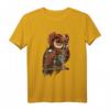 Steampunk Eule Vintage T-Shirt - Retro Vogel Design für Steampunk Fans und Eulenliebhaber