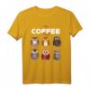 Coffee Lovers My Coffee Atmospheres Kawaii Eule Vogel T-Shirt – Lustiges Geschenk für Vogelliebhaber, Kaffee- und Naturfreunde zu Weihnachten oder Geburtstag