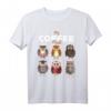 Coffee Lovers My Coffee Atmospheres Kawaii Eule Vogel T-Shirt – Lustiges Geschenk für Vogelliebhaber, Kaffee- und Naturfreunde zu Weihnachten oder Geburtstag