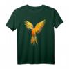Papagei T-Shirt Graupapagei Vogel Sittich im Low Poly Design – Exotisches Tiermotiv für Vogel- und Tierfans, perfekt als Geschenk