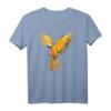 Papagei T-Shirt Graupapagei Vogel Sittich im Low Poly Design – Exotisches Tiermotiv für Vogel- und Tierfans, perfekt als Geschenk