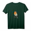 Rotkehlchen Vogel T-Shirt – Perfektes Geschenk für Vogelbeobachter, Naturschützer und Naturliebhaber zum Geburtstag