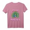 Kinder Pfau T-Shirt für Mädchen – Lustiges Vogel Motiv, buntes Pfau Outfit & tolles Geschenk für Tierliebhaber