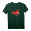 ÄÄH Miau?! Lustiges Vogel und Wurm Fun T-Shirt – Humorvolles Tiermotiv im Cartoon-Stil für Katzen- und Vogel-Fans