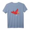 ÄÄH Miau?! Lustiges Vogel und Wurm Fun T-Shirt – Humorvolles Tiermotiv im Cartoon-Stil für Katzen- und Vogel-Fans