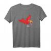 ÄÄH Miau?! Lustiges Vogel und Wurm Fun T-Shirt – Humorvolles Tiermotiv im Cartoon-Stil für Katzen- und Vogel-Fans