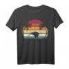 Retro Kiwi Vogel Sonnenuntergang T-Shirt – Neuseeland Vogel Design für Vogel- und Tierliebhaber