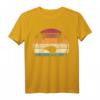 Retro Kiwi Vogel Sonnenuntergang T-Shirt – Neuseeland Vogel Design für Vogel- und Tierliebhaber