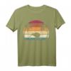 Retro Kiwi Vogel Sonnenuntergang T-Shirt – Neuseeland Vogel Design für Vogel- und Tierliebhaber